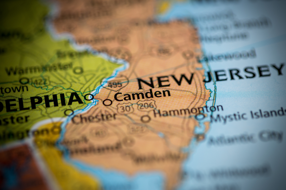 Photo of map of new jersey