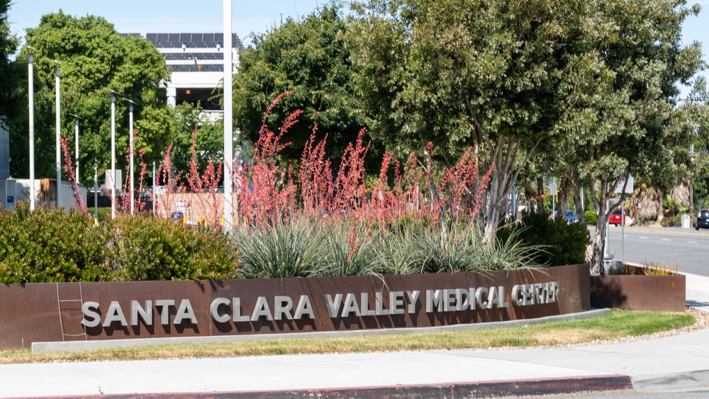 Sign for the Santa Clara Valley Medical Center Where Dr Patrick Clyne Abused Children