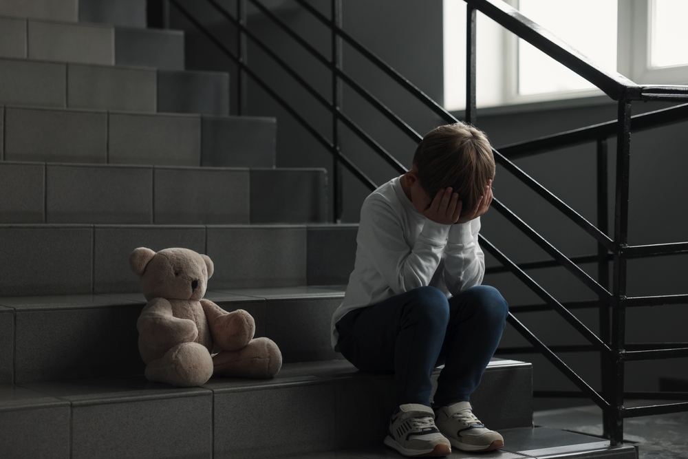 Photo of foster child abuse victim