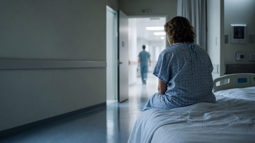 Patient Alone in Hospital Room After Medical Staff Leave Hospital Sexual Abuse Lawyer File Abuse Lawsuit