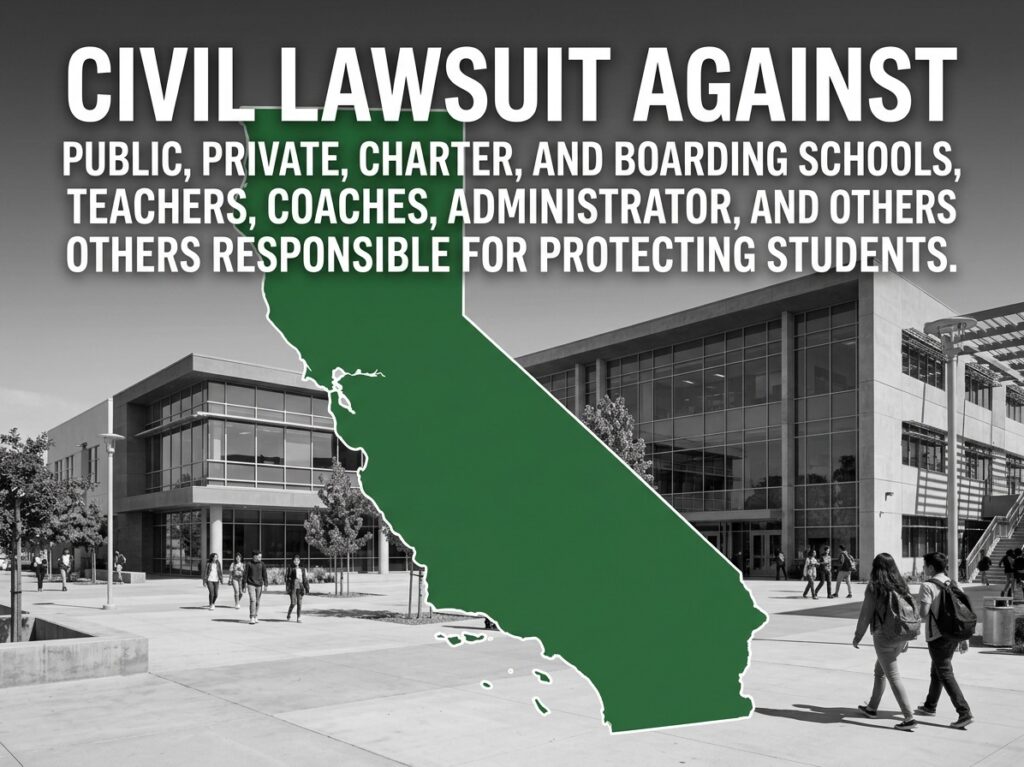 Graphic about civil lawsuits against schools for sexual abuse claim - File Abuse Lawsuit